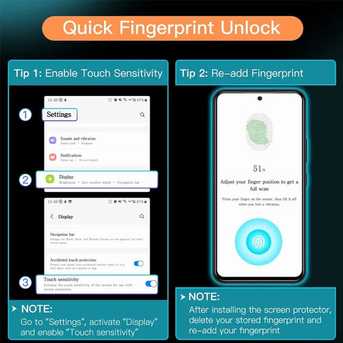 Premium Tempered Glass Screen Protector | HD Clarity & Scratch Protection